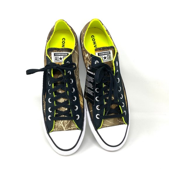 Converse Men's Size 12 169683F CTAS OX Brown Tree Camo Print Canvas Low Sneakers - Picture 7 of 11